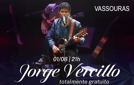 Jorge Vercillo gratuito na Praça Mais linda do Vale do Café